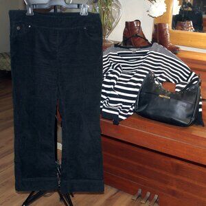 Reitmans Black Boot Cut Corduroy Pants